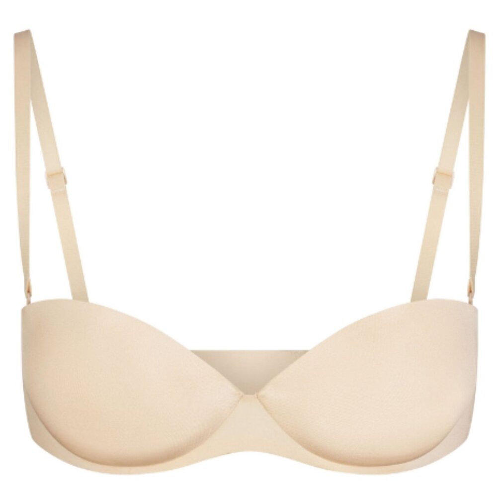 Skims Ultimate Strapless Push-up Bra - 38D - SAND - NWT